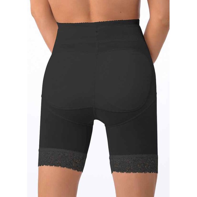 High Waisted Mid Thigh Padded Butt Shaper with Tummy Control