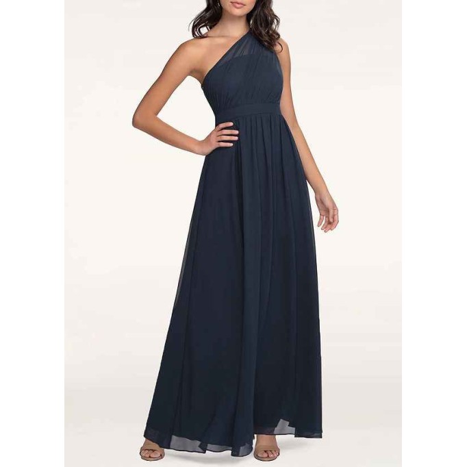 AZ Occasions Magical Day Dark Navy Chiffon Maxi Dress