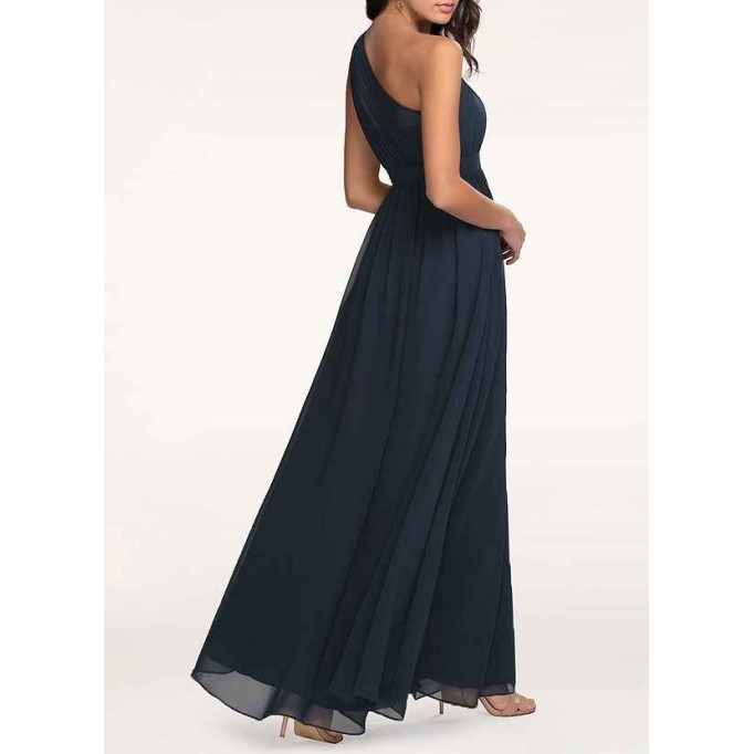 AZ Occasions Magical Day Dark Navy Chiffon Maxi Dress