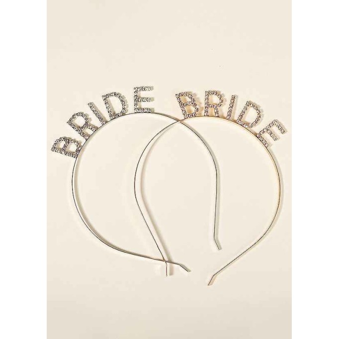 Glittering Bride Headband