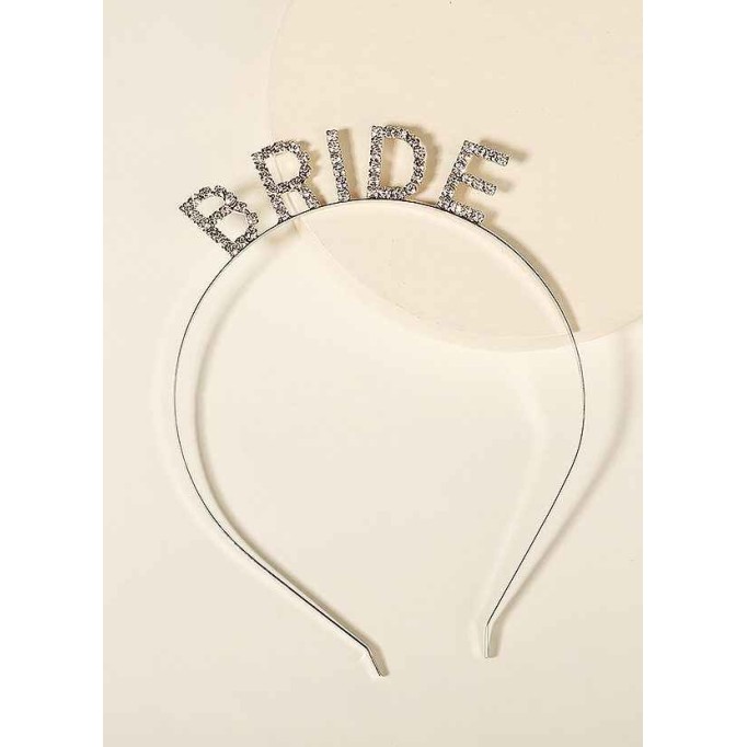 Glittering Bride Headband