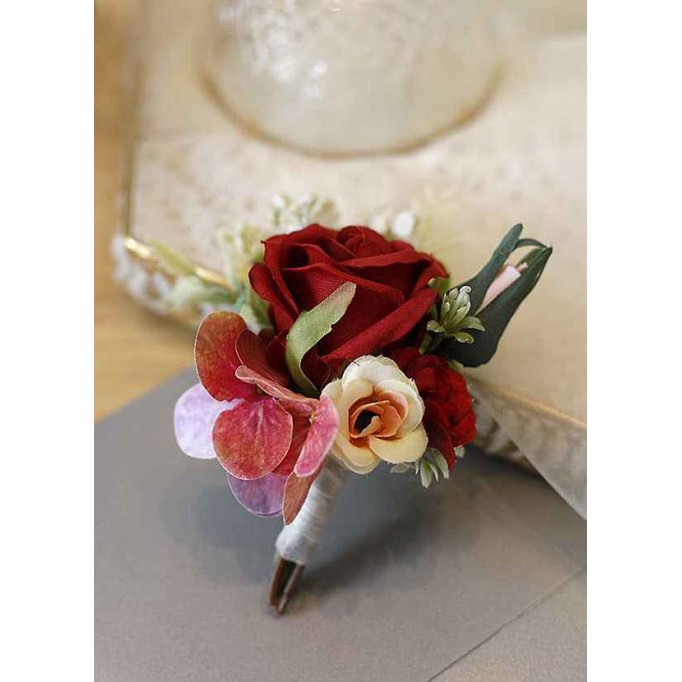 Red Rose Boutonniere