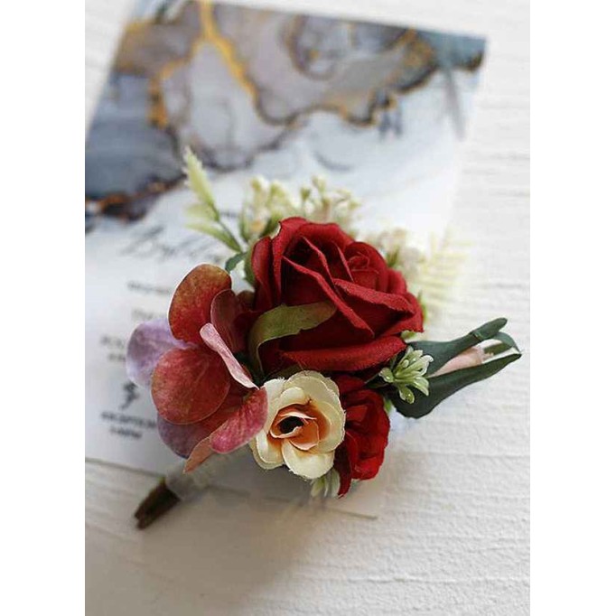 Red Rose Boutonniere