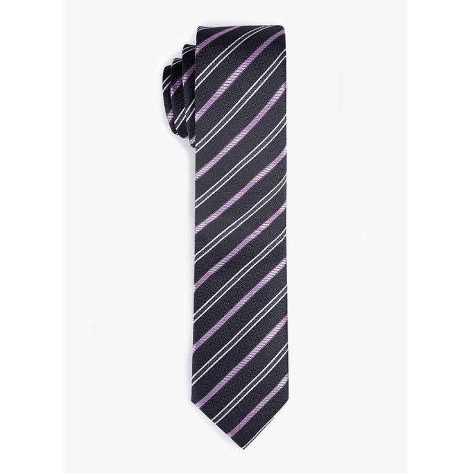 Men's Striped Skinny Tie