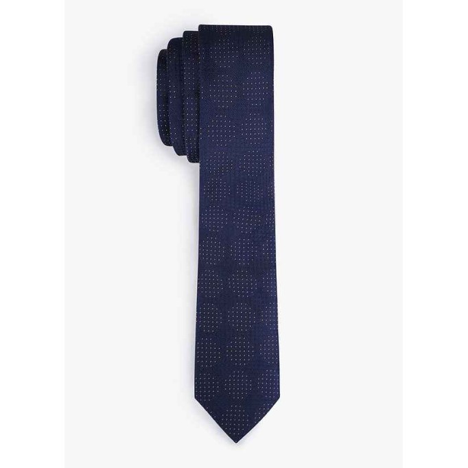 Stylized Pin Dot Skinny Tie