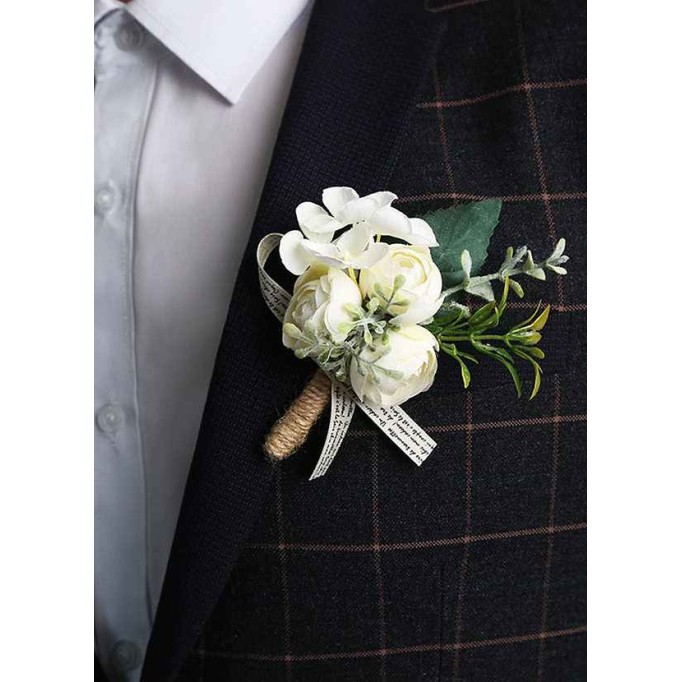 Rose Bouquet Boutonniere