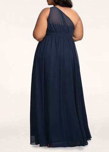 AZ Occasions Magical Day Dark Navy Chiffon Maxi Dress