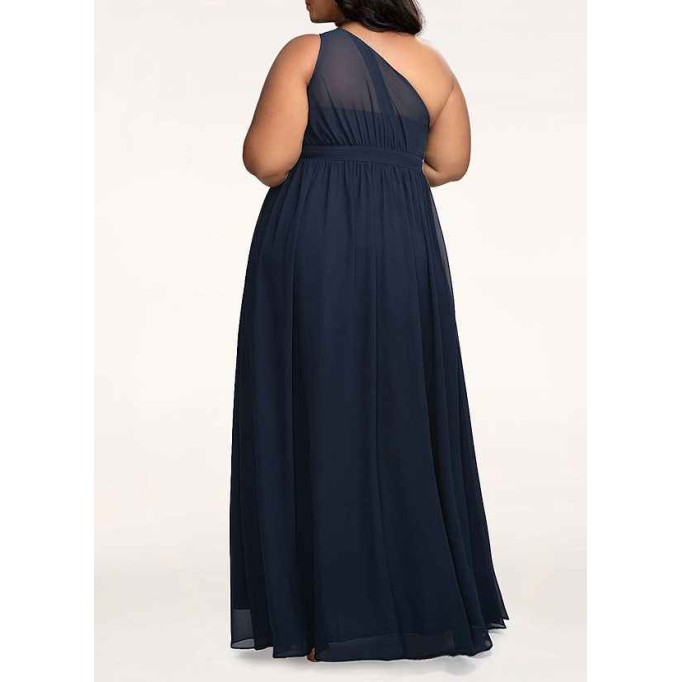 AZ Occasions Magical Day Dark Navy Chiffon Maxi Dress