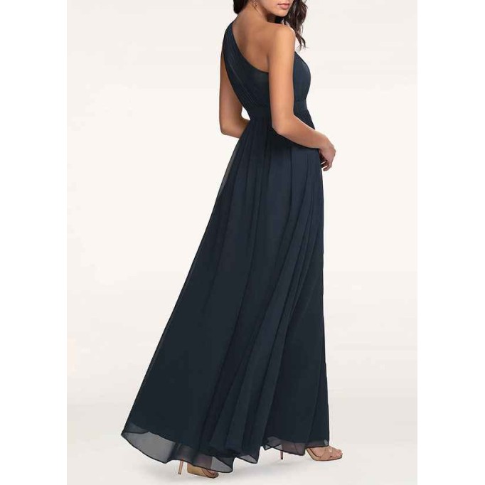 AZ Occasions Magical Day Dark Navy Chiffon Maxi Dress