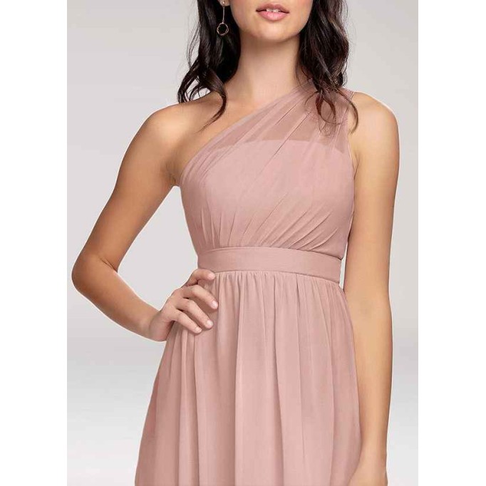 AZ Occasions Magical Day Dusty Rose Chiffon Maxi Dress