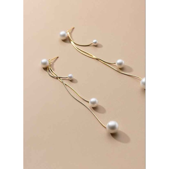 A String of Pearls Drop Earrings